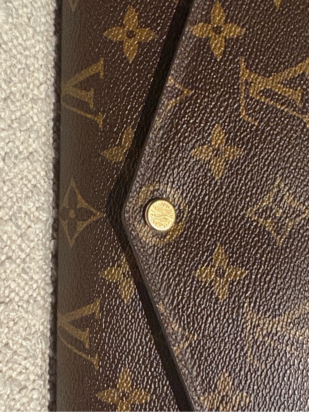 Louis Vuitton Brown Monogram Wallet-Authentic